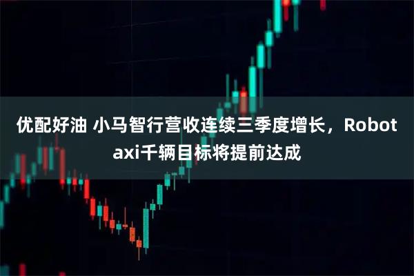 优配好油 小马智行营收连续三季度增长，Robotaxi千辆目标将提前达成