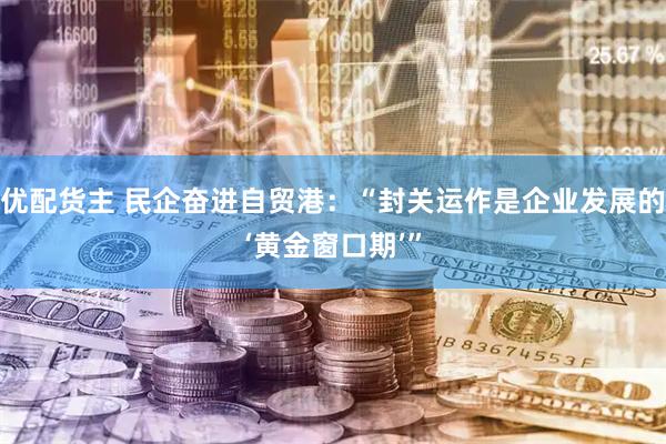 优配货主 民企奋进自贸港：“封关运作是企业发展的‘黄金窗口期’”