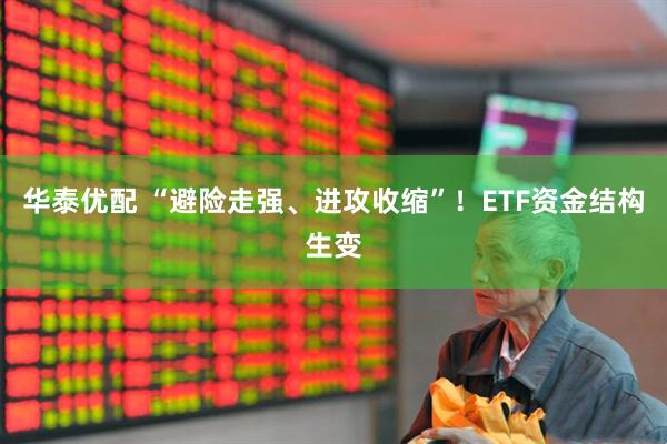 华泰优配 “避险走强、进攻收缩”！ETF资金结构生变