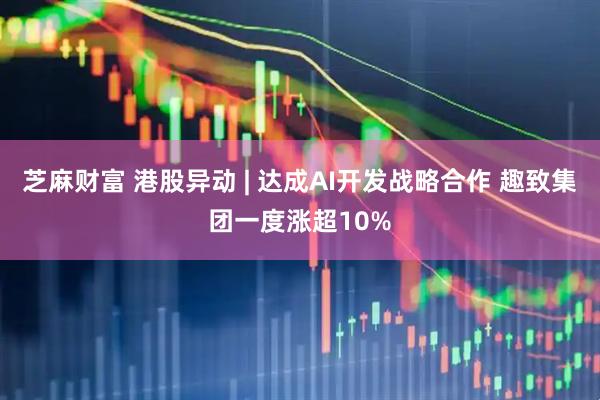 芝麻财富 港股异动 | 达成AI开发战略合作 趣致集团一度涨超10%